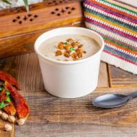 Soup - Creamy Chicken And Mushroom · Starting with sauteed onion and cremini mushrooms, the addition of fresh herbs, cream, and c...