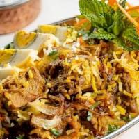 Prawn Biryani · (GF) Hearty vegetables/meat and rice casseroles cooked with flavorful herbs & spices. Served...