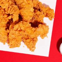 8 Tenders · Handbreaded crispy chicken tenders with your choice of sauce!