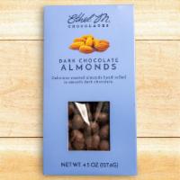 Dark Chocolate Covered Almonds, 4.5 Ounces · Delicious roasted almonds covered in rich, smooth dark chocolate. 4.5oz per box
