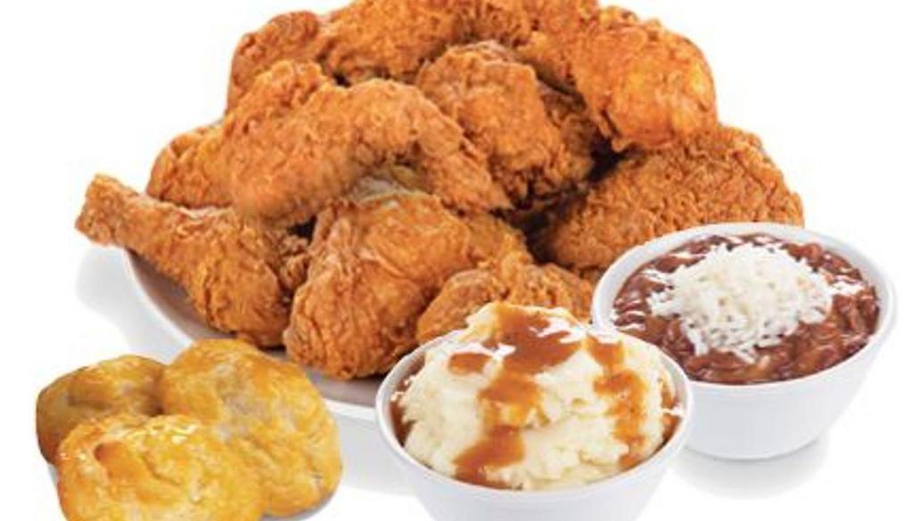 8Pc Family Meal Special · 8 piece Mix Krispy Krunchy Chicken, 2 Large Sides, and 4 Honey Butter Biscuits
