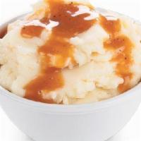 Mashed Potatoes & Gravy - Small · Our potatoes are light and fluffy, and our gravy is the secret that makes it magical.