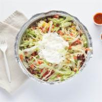 Burrito Bowl · Gluten free. Create your own meal by choosing between any one of our meats, beans black, ref...