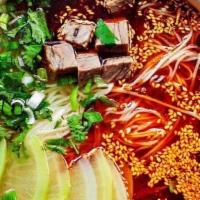 Spicy Noodle Soup  · Spicy.