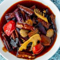Eggplant With Garlic Sauce · Chinese eggplant. Hot and spicy.