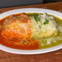 Wet Burrito · (Red or green sauce) flour wrapped tortilla, rice, beans, cheese, sour cream, your choice of...