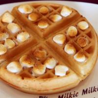 Mash Mallows Waffle · Enjoy the toasted mash mallows melting on the crispy waffle.