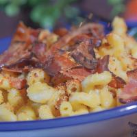 Bacon Mac And Cheese · Made to order cellentani pasta with a white cheddar and Parmesan sauce, bacon and house-made...