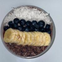 Cacao Bowl · Acai or pitaya. strawberry, banana, cacao, chocolate milk almond, topped with shredded cocon...