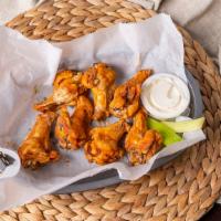 Chicken Wings (7 Pieces) · Mild, Medium, Hot.