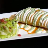 Empanadas · Corn masa filled with mozzarella cheese and your choice of chicken, beef or shrimp.