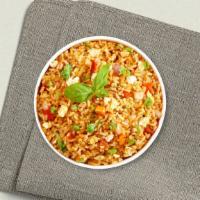 The Fiery Rice · Your choice of protein.Fried rice with basil, pea, bell pepper, onion, green onion, chili, a...