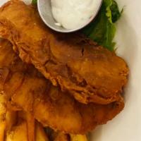 Fish & Chips · Arctic cod, house fries, tartar sauce