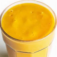 Mango Lassi · Chilled mango and yogurt smoothie.