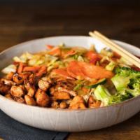 Chicken Teriyaki Bowl · Most popular. Served with white rice, brown rice, fried rice, yakisoba noodles. Served with ...