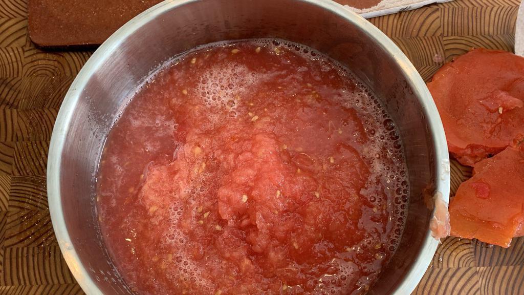 Grated Tomato Sauce - 8 Oz · Vegan, gluten free. Seasoned with salt & pepper.