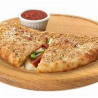 Build Your Own Calzone · Served with Mozzarella and ricotta cheese.