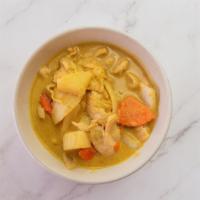 Yellow Curry  · Mild curry flavored with cumin in coconut milk, potatoes, carrots and onions.