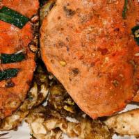 Fresh Crab With Onion & Ginger Stir-Fried · About two pounds one crab. Price may change depending on the market price. Put the instructi...