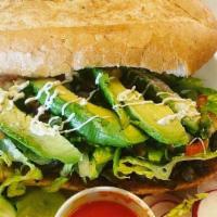 Pan De Pollo O Torta · Choose from French Fries or  rice and beans.