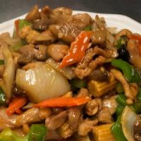 Kung Pao Chicken · This dish has peanuts in it, please let us know if you would like to remove the peanuts