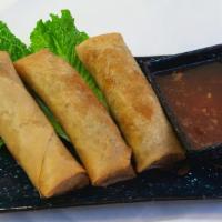 Egg Rolls · Choose either traditional or vegetarian.