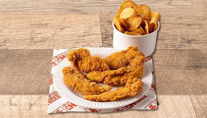 5 Piece Tender Combo · We're elevating a menu staple. Try our Chicken Tenders combo meal, because why settle for less than The Country's Best Chicken®?! Hey, it ain't braggin' if it's true.