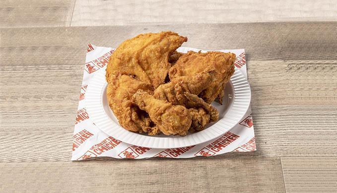 8-Pc-Chicken Box · Feed your family with 8 pcs of crispy, juicy chicken!  Order with or without sides and dippers.