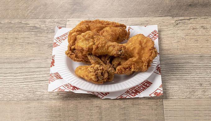 4-Pc-Chicken Box · Order 4 pieces of our crispy on the outside, juicy on the inside chicken, which is seasoned to perfection. Add a side to make it a meal!