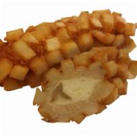 Potato Mozzarella (Red) · A fantastic combination of crispy potatoes and cheese.