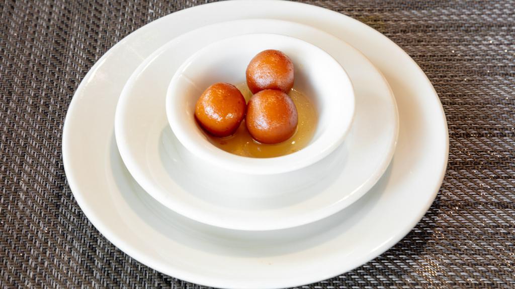 Gulab Jamun · Succulent treats from the north made of special dough, fried and served in sugary syrup