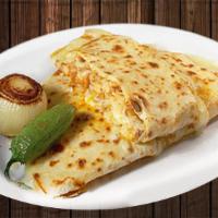 Quesadilla Apppetizer · Flour tortilla filled with melted cheese, with your choice of meat, onions, cilantro and sal...