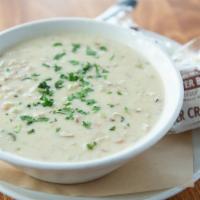 Bowl White Clam Chowder · (Contains bacon)