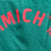 Green Sammich Logo Shirt · Green Shirt with a Large Red Sammich Logo on the Back and a Small Logo on the left chest.