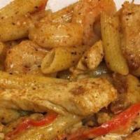 Cajun Chicken & Shrimp · The Pizza Factory (West 1700 South) favorite: Chicken breast, sauteed shrimp, red bell peppe...