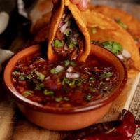Birria Bowl · Slow Cooked Shredded Beef Birria, Served like a stew with Birria Consome. Served with a side...