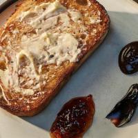 Toast With Preserves · choice of toasted sourdough + two preserves!!