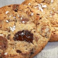 Chocolate Chip Cookie · HOMEMADE CHOCOLATE CHIP COOKIE. CONTAINS DAIRY AND GLUTEN