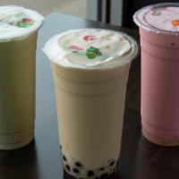 Milk Tea · Your choice of flavor and toppings.