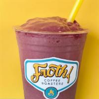 Aloha Smoothie · This tropical smoothie is made with Tambor Acai, pineapple, raspberry, banana, and coconut m...