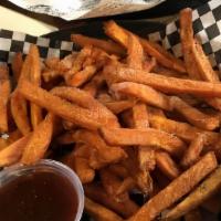 Sweet Potato Fries · Cut Sweet Fries / Fried in Canola Oil