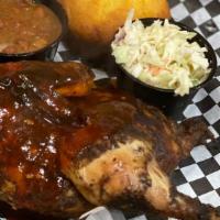 Warthog Barbeque Chicken · Slow smoked Chicken / seasoned / top with our Warthog Barbeque Sauce