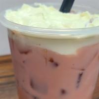 Strawberry Boba Cream (Milk Tea) · Our Strawberry Classic Boba Milk Tea with Cold Cream