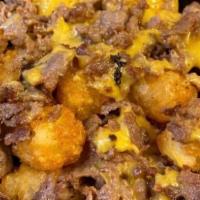 Tots With Steak & Cheese · 