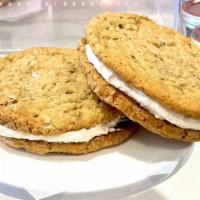 Oatmeal Cream Pie · Our house-made oatmeal cream pies. It's hard to keep them in stock. We like to say they're l...