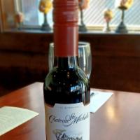 Cabernet Sauvigon (375Ml) · Half-bottle (2.5 glasses) of Chateau Ste-Michelle Columbia Valley 2017