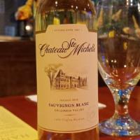 Sauvignon Blanc (375Ml) · Half-bottle (2.5 glasses) of Chateau Ste-Michelle Columbia Valley 2018