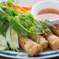 Cha Gio (Egg Rolls) · Egg rolls shrimp and pork (6 pieces)
