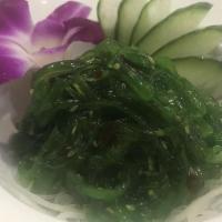 Seaweed Salad · Combination of spring mix and seaweed salad.