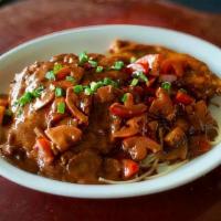 Chicken Marsala · Chicken breast, sauteed with mushrooms, garlic, green onions and tomatoes, in Marsala sauce ...